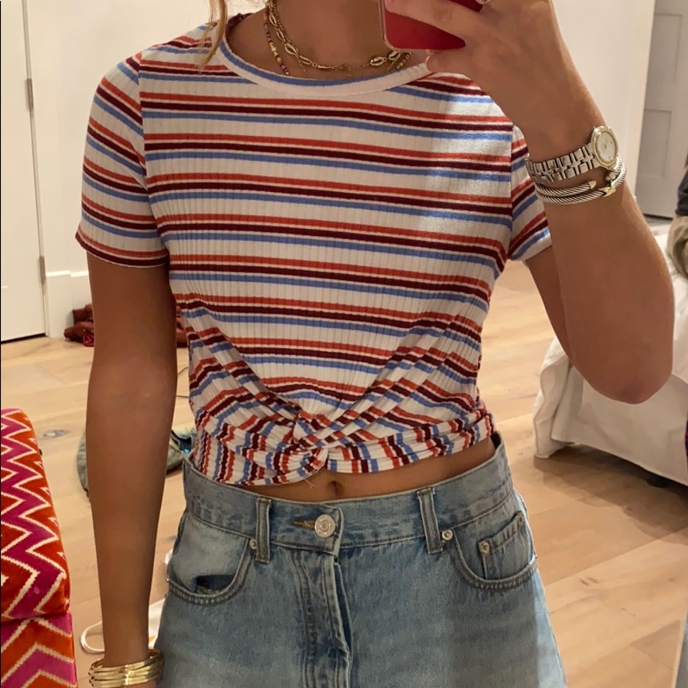 striped t shirt